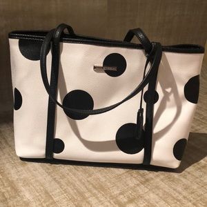 polka dot shoulder bag